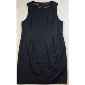 Pendleton Virgin Wool Navy Blue Sleeveless Sheath Petite Dress